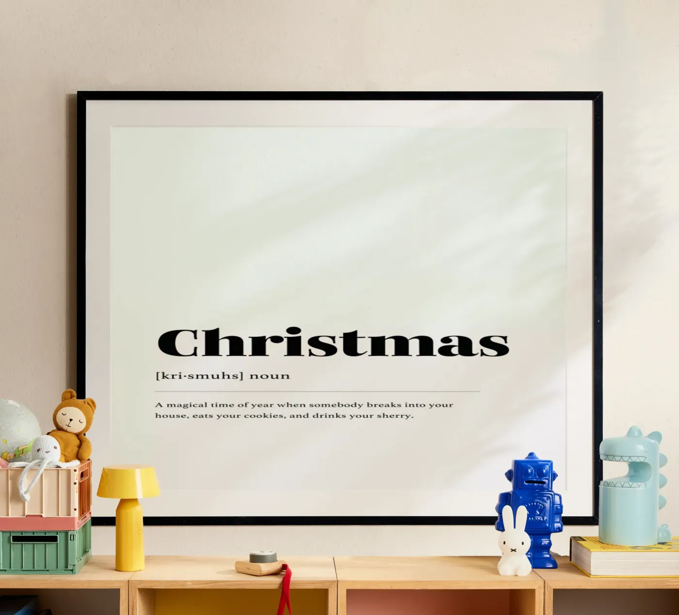 Christmas Cookie Thief poster da daylight design studio
