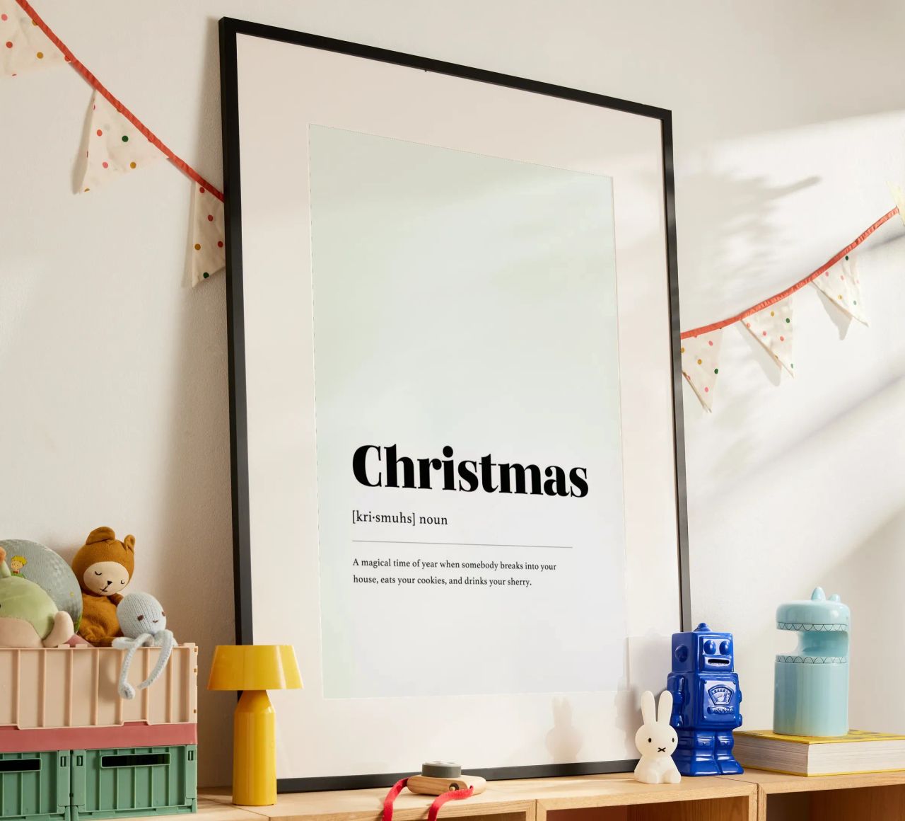 Christmas Cookie Thief Poster von daylight design studio