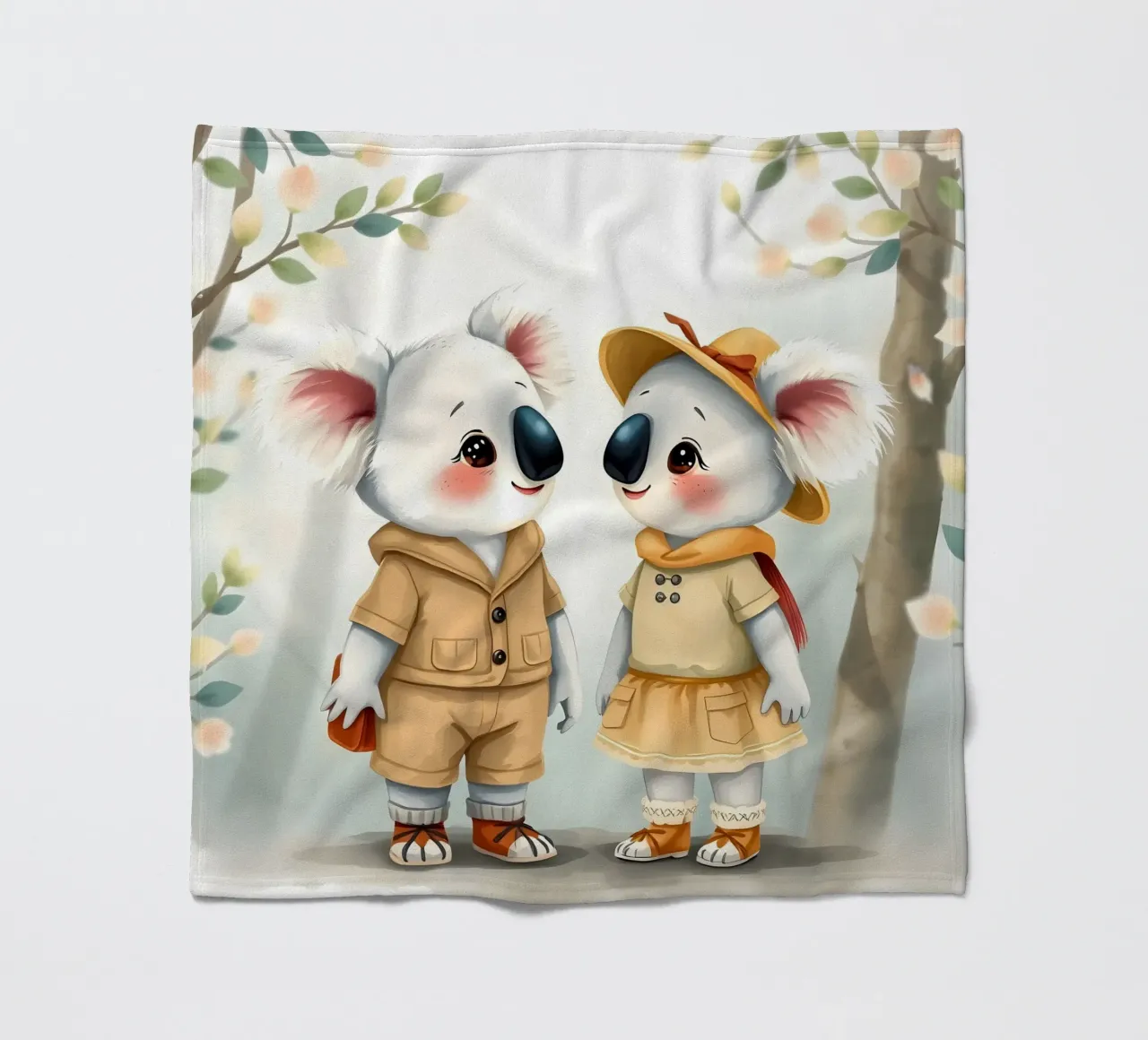 Koala Paar Fleecedecke von Anita's Dream