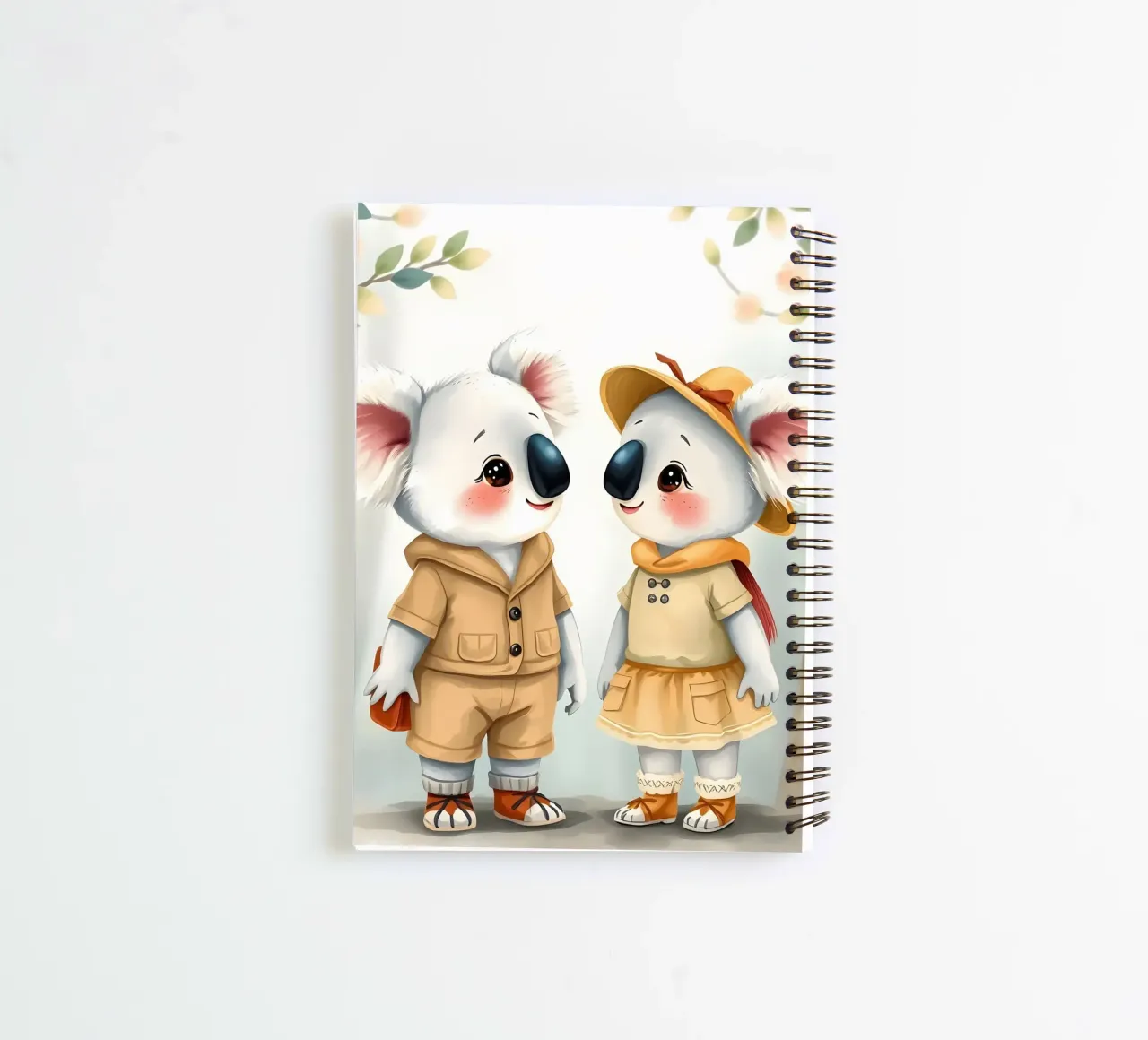 Koala Couple spiral notebook by Anita's Dream