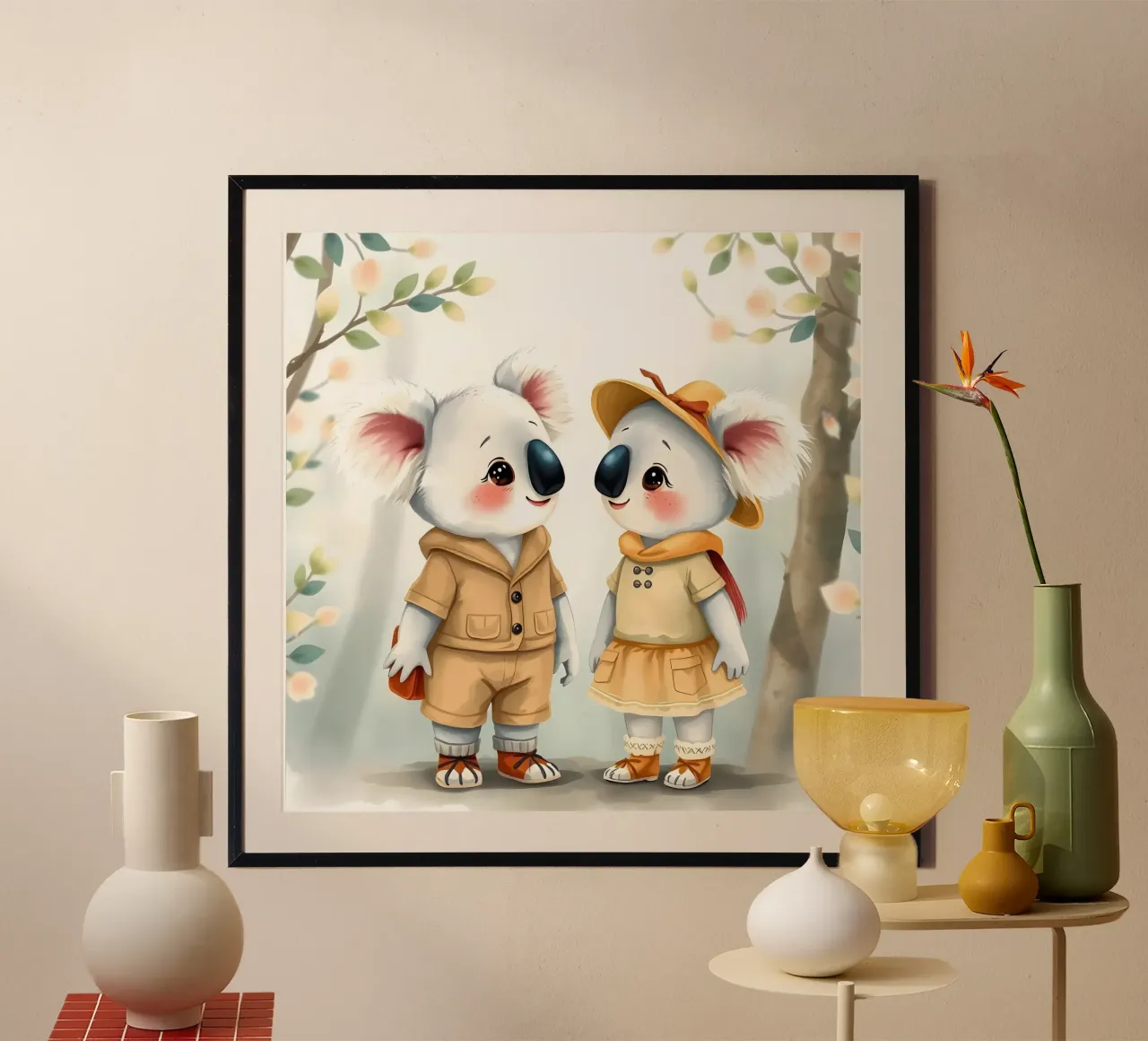 Koala Couple hahnemühle by Anita's Dream