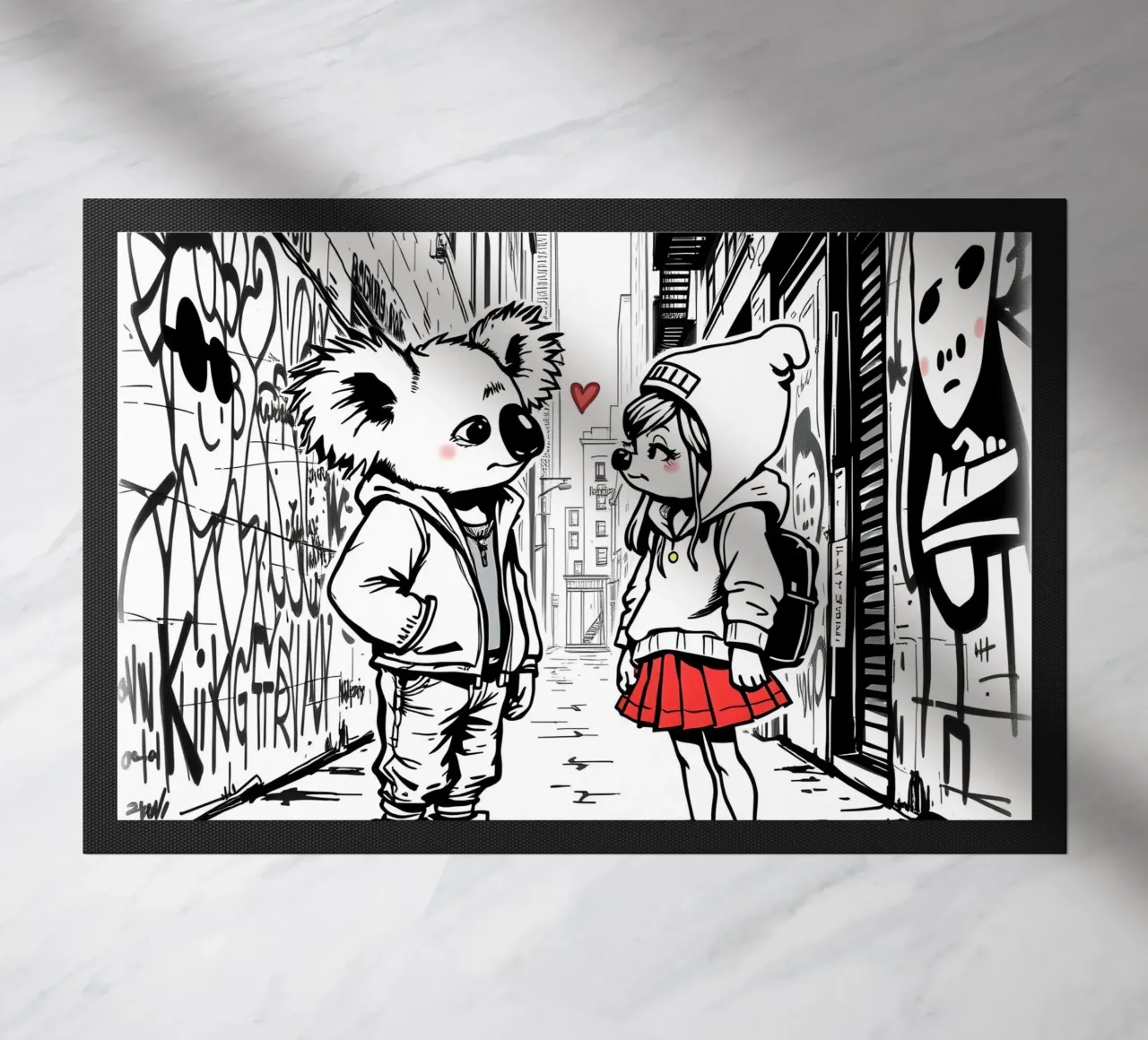 Koala e ragazza zerbino da Anita's Dream