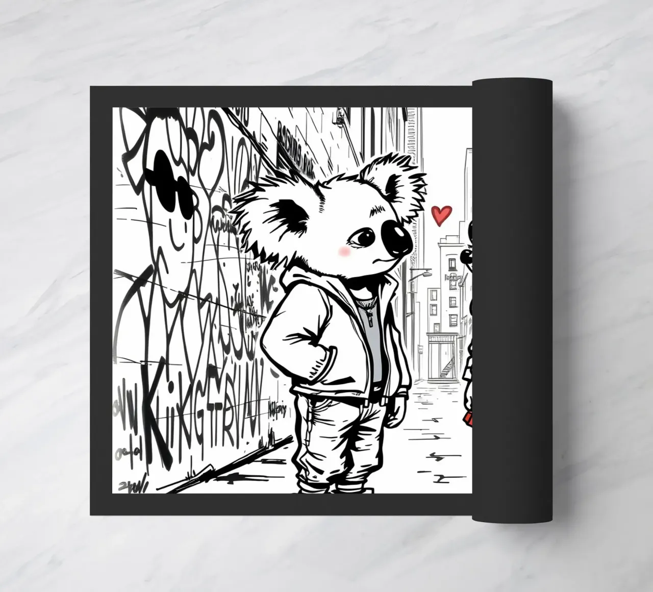 Koala e ragazza zerbino da Anita's Dream