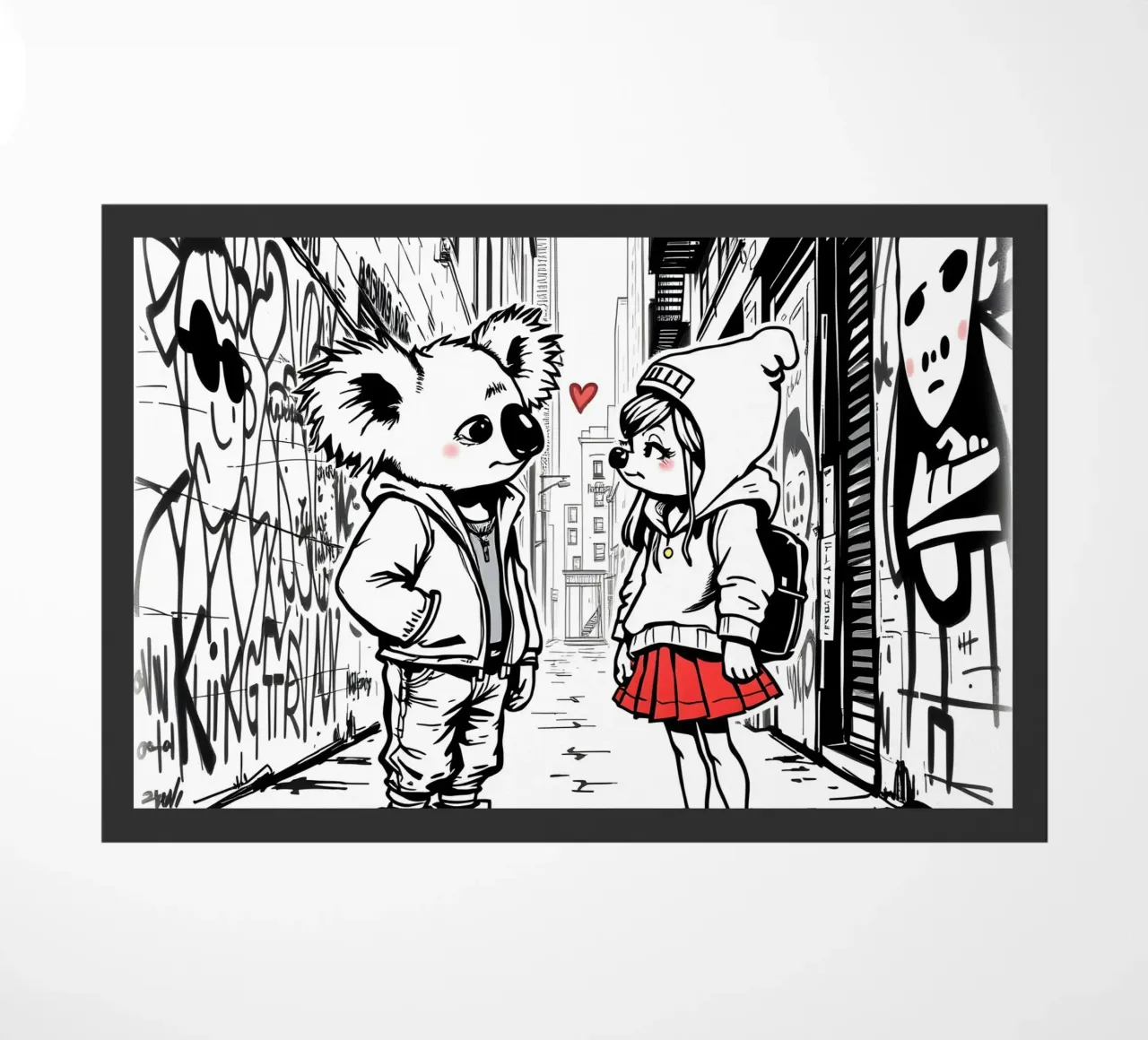 Koala e ragazza zerbino da Anita's Dream