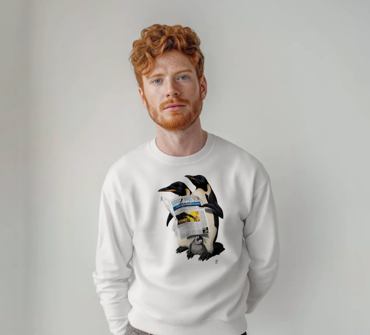 Read All Over (Wordless) sweatshirt by Rob Art | Illustration