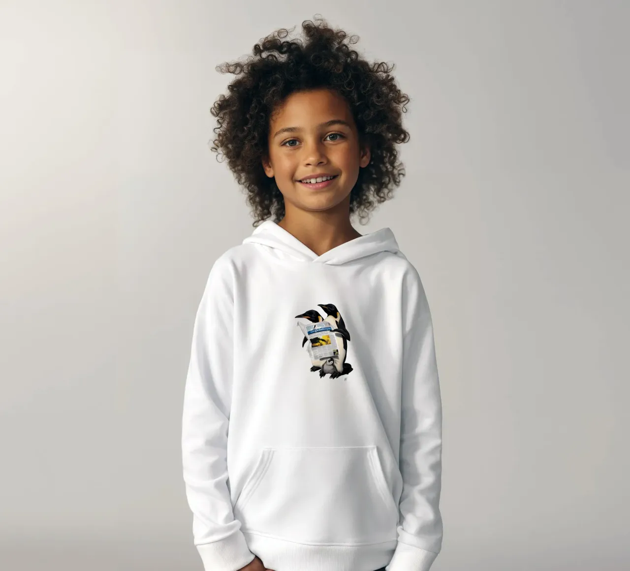 Read All Over (Wordless) felpa bambino con cappuccio da Rob Art | Illustration