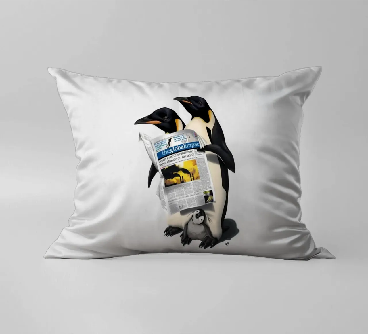 Read All Over (Wordless) cuscino da Rob Art | Illustration