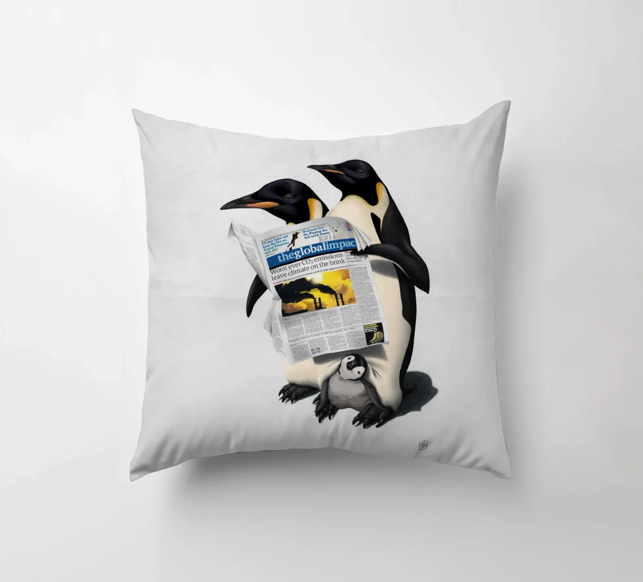 Read All Over (Wordless) cuscino da Rob Art | Illustration