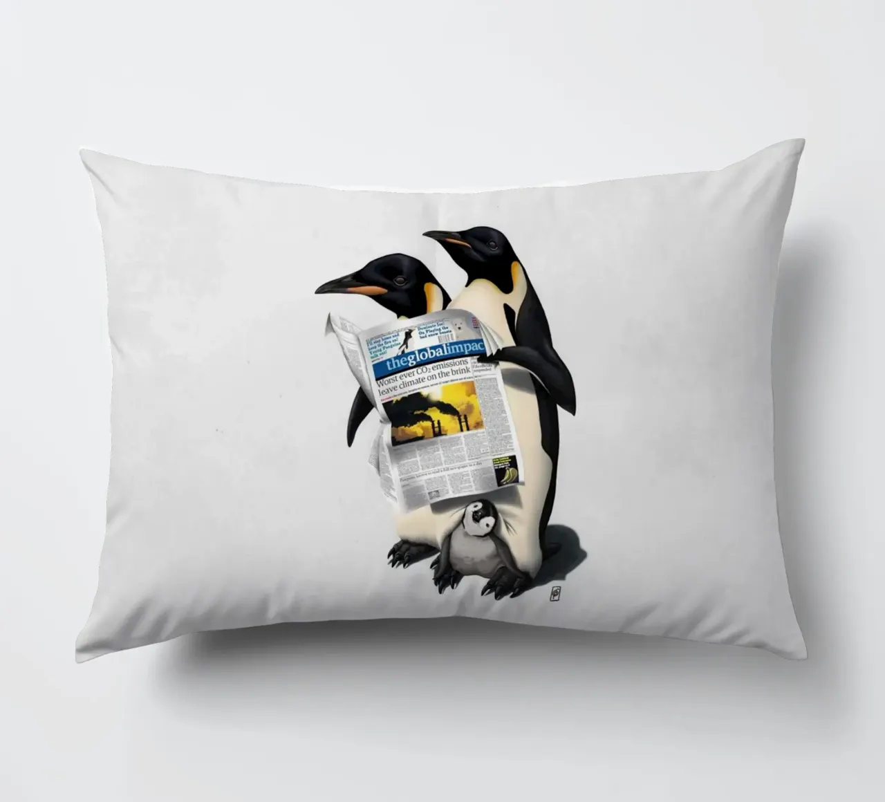 Read All Over (Wordless) cuscino da Rob Art | Illustration