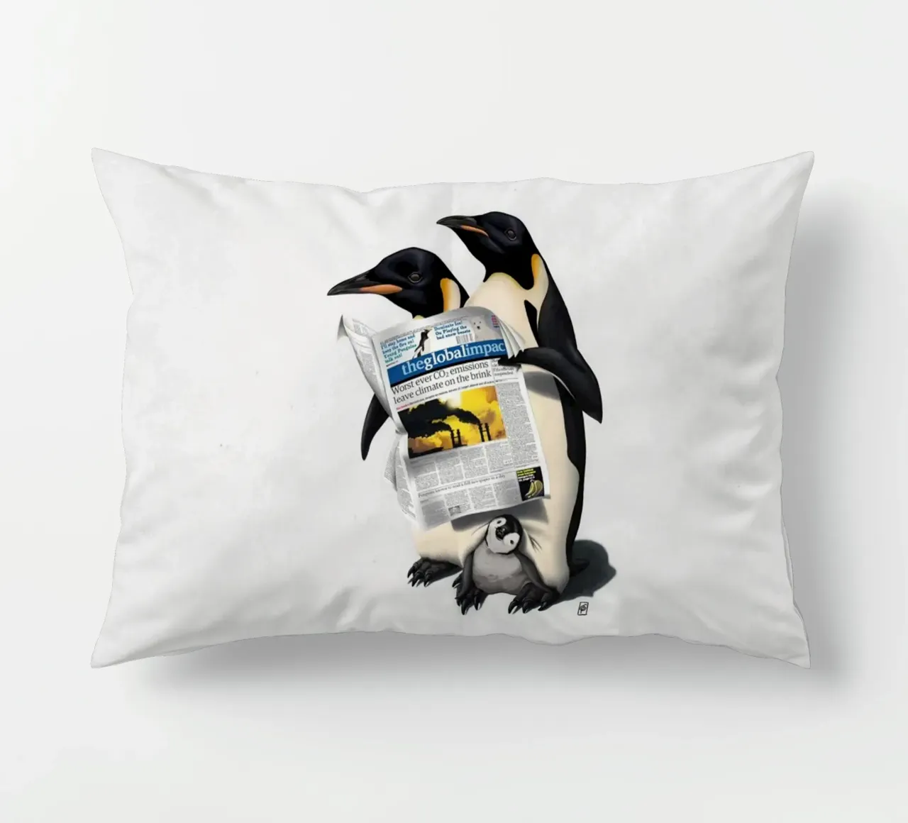 Read All Over (Wordless) cuscino da Rob Art | Illustration