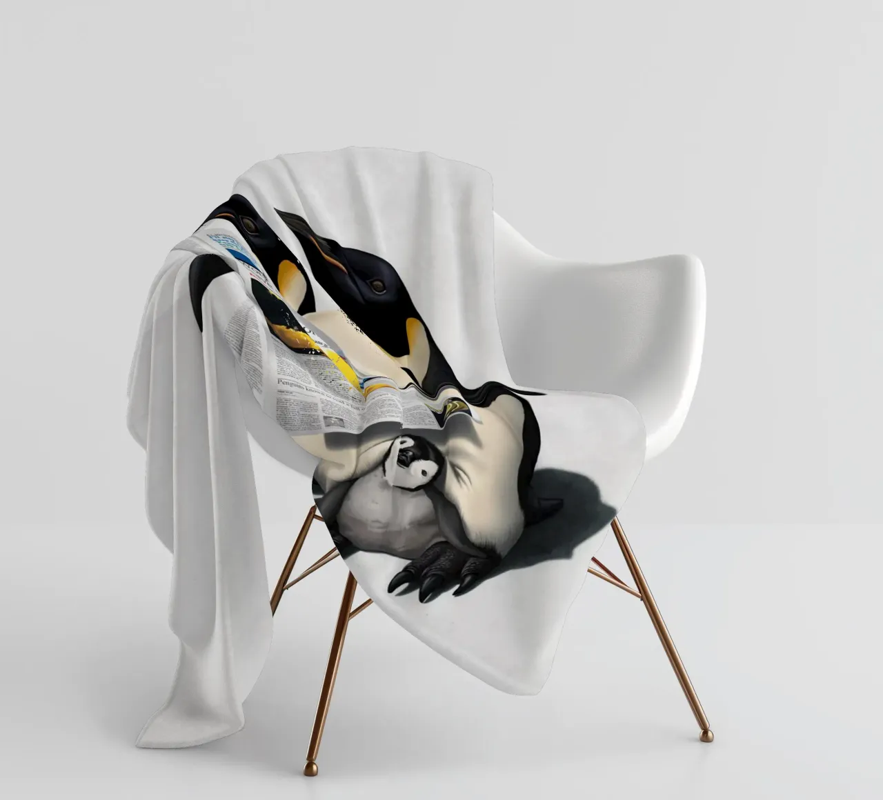 Read All Over (Wordless) coperta in pile da Rob Art | Illustration