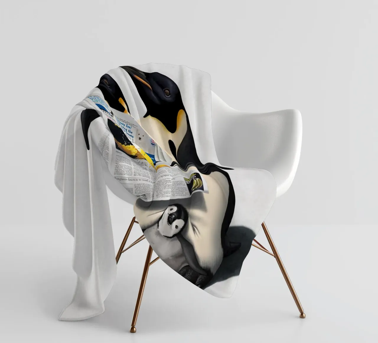 Read All Over (Wordless) coperta in pile da Rob Art | Illustration