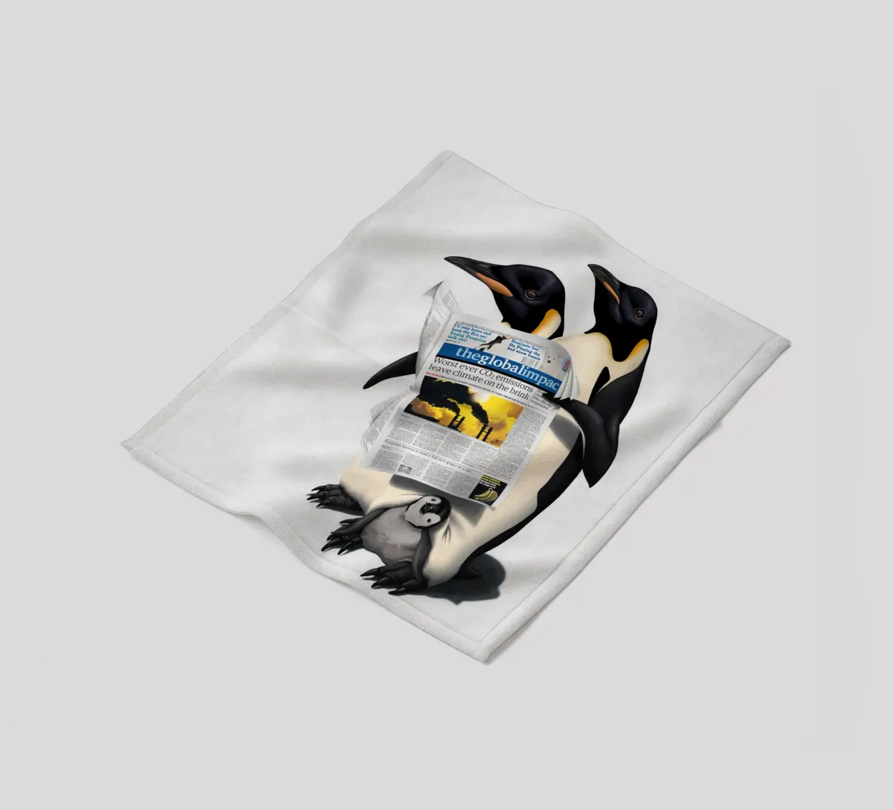 Read All Over (Wordless) coperta in pile da Rob Art | Illustration
