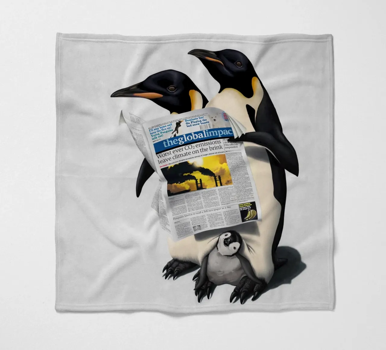 Read All Over (Wordless) coperta in pile da Rob Art | Illustration