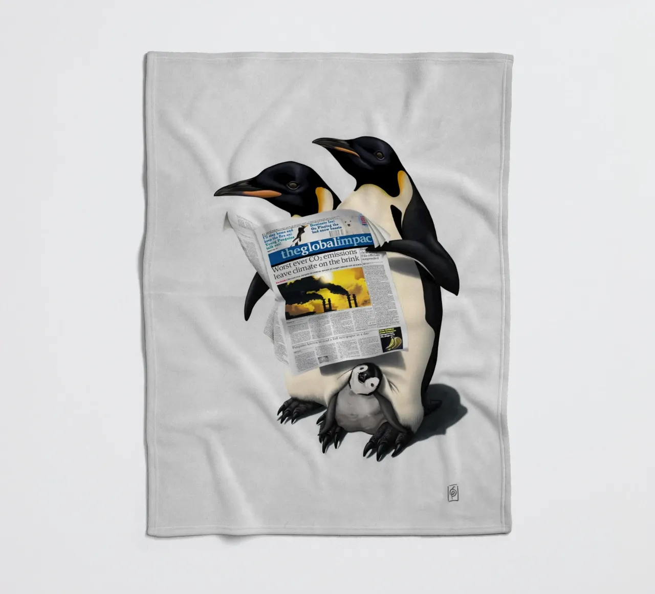 Read All Over (Wordless) coperta in pile da Rob Art | Illustration