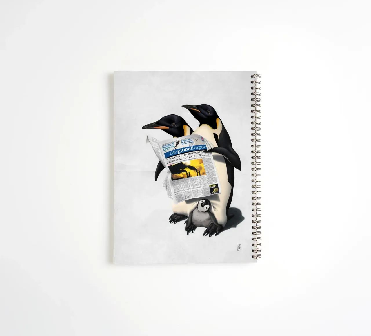 Read All Over (Wordless) spiral notebook by Rob Art | Illustration
