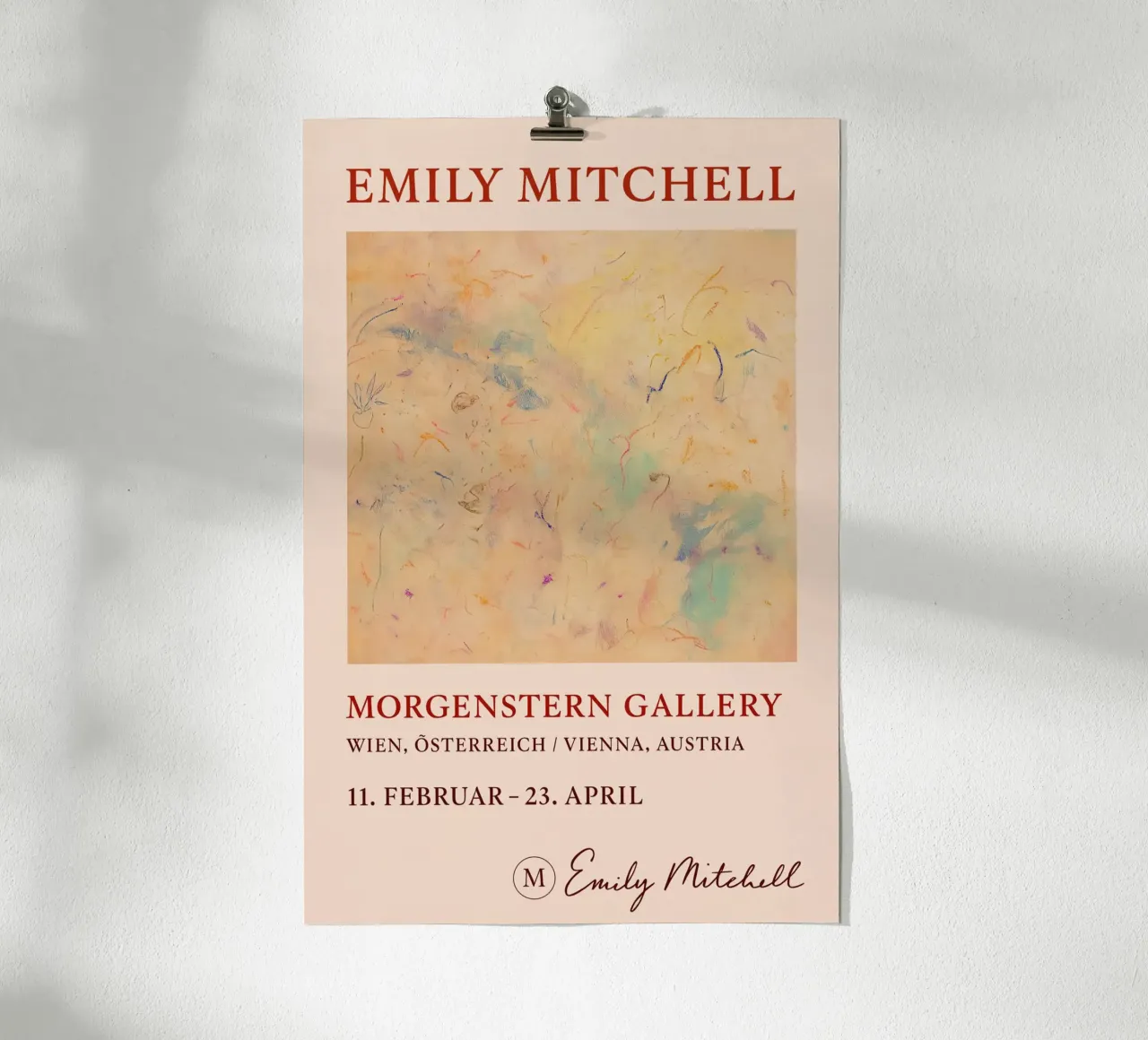 Morgenstern Gallery poster con telaio in legno da treechild