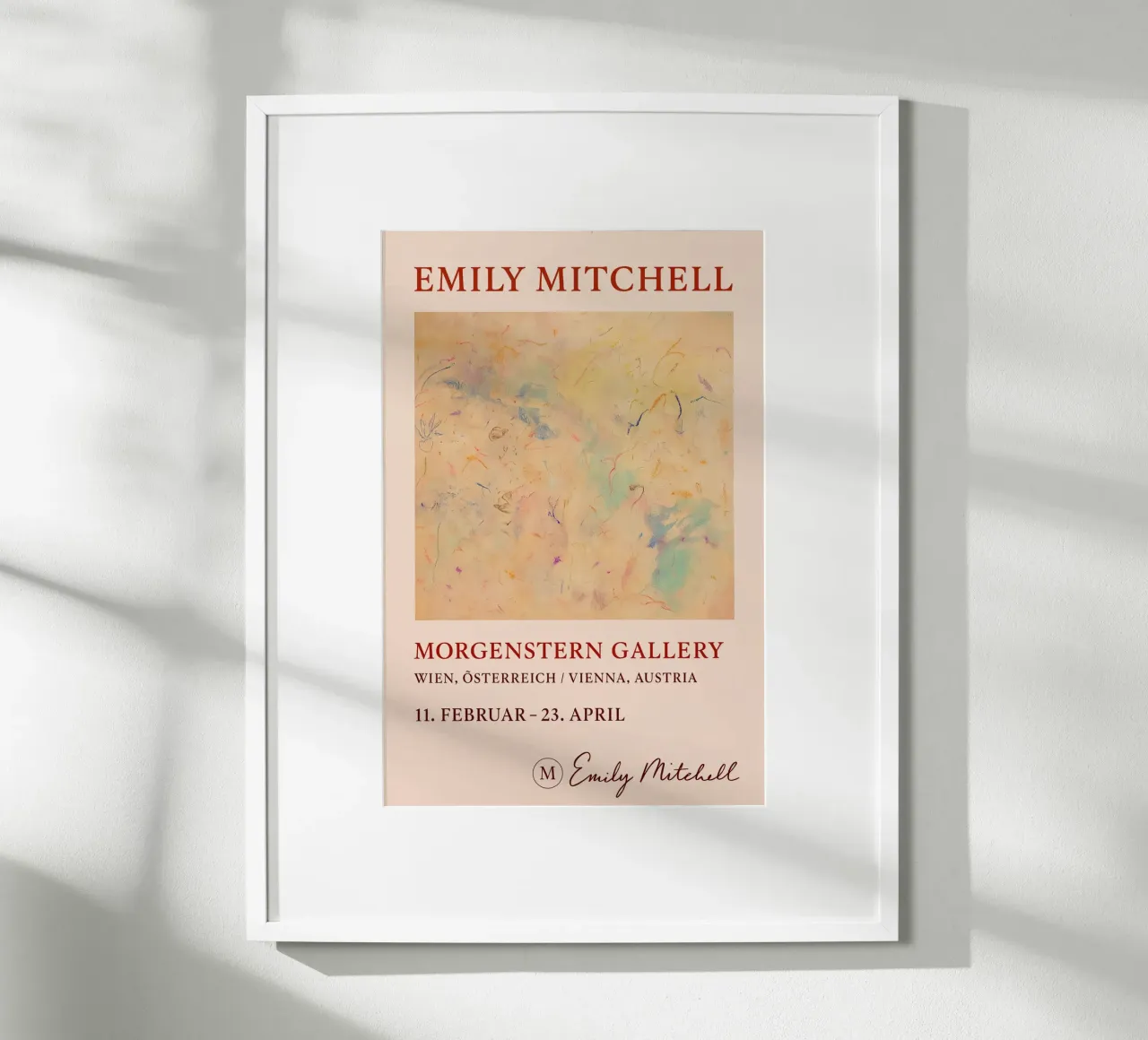 Morgenstern Gallery poster con telaio in legno da treechild