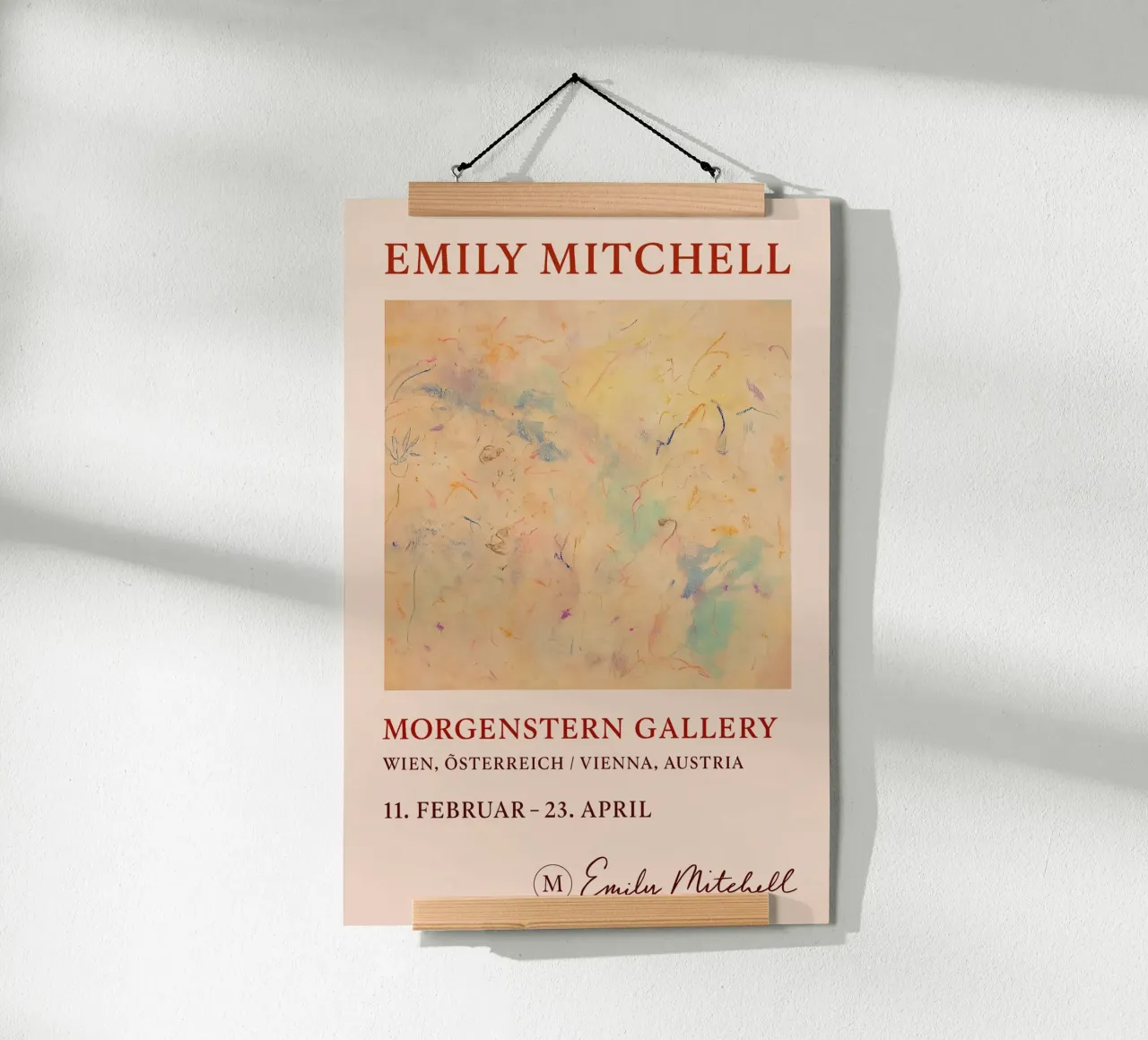 Morgenstern Gallery poster con telaio in legno da treechild