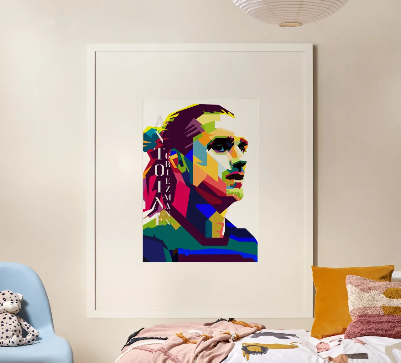 Antoine Griezmann Calcio Sport Trending Now poster da Artkreator