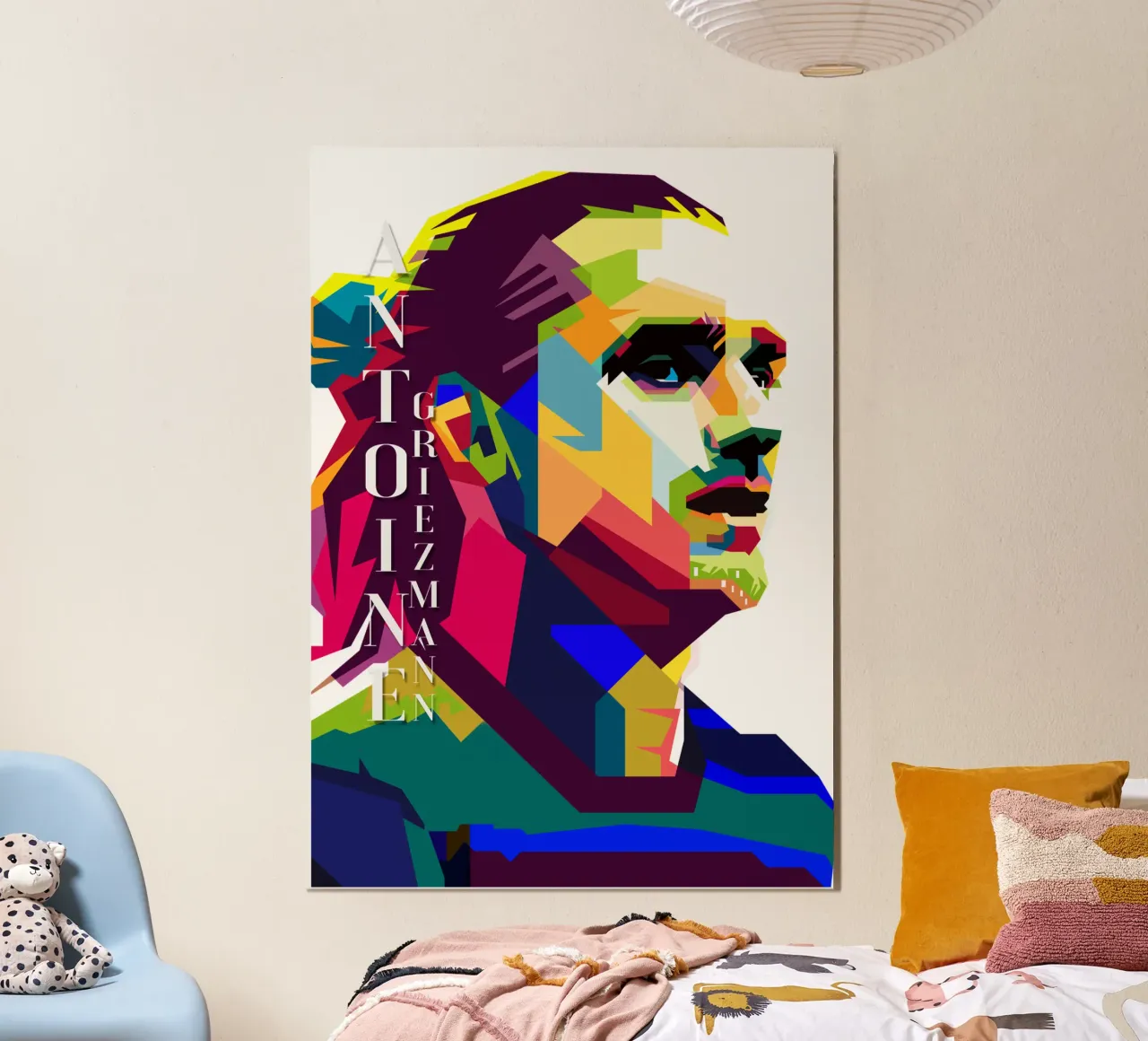Antoine Griezmann Calcio Sport Trending Now poster da Artkreator