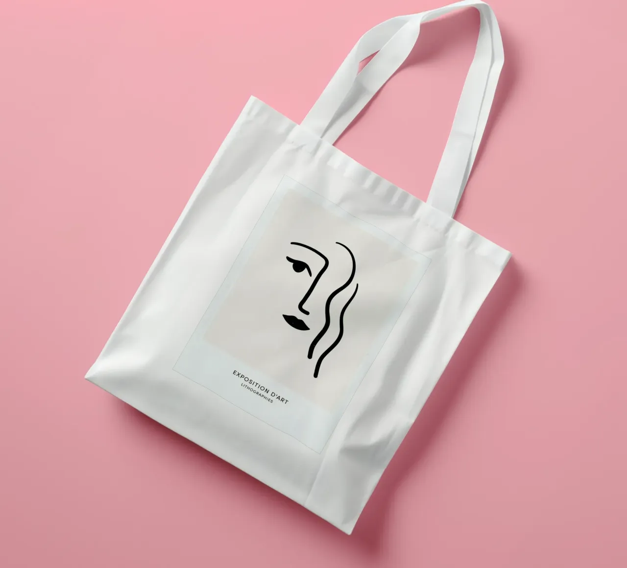 Lithograph I borsa in juta da Graphite