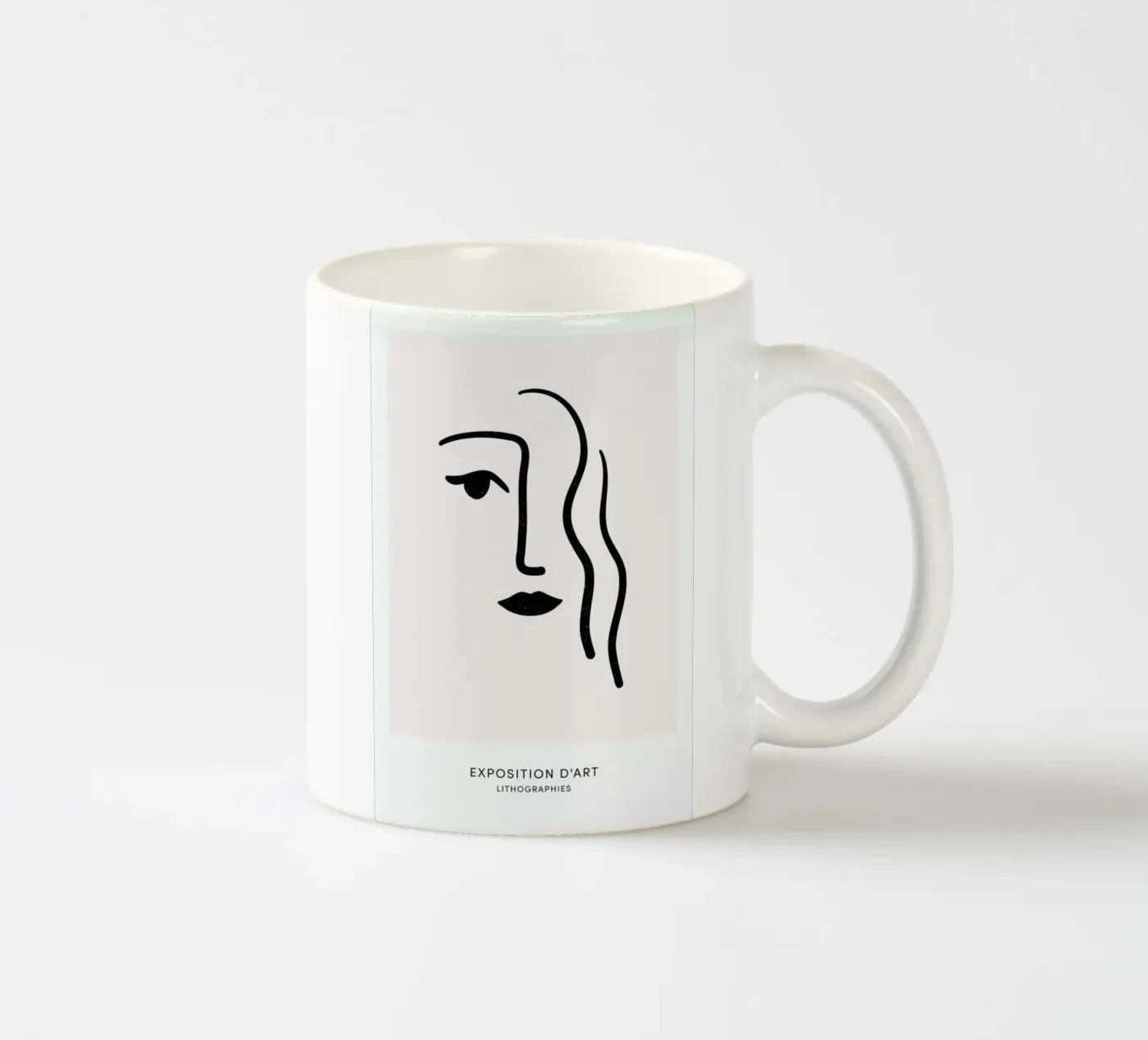 Lithograph I ceramic mug by Graphite
