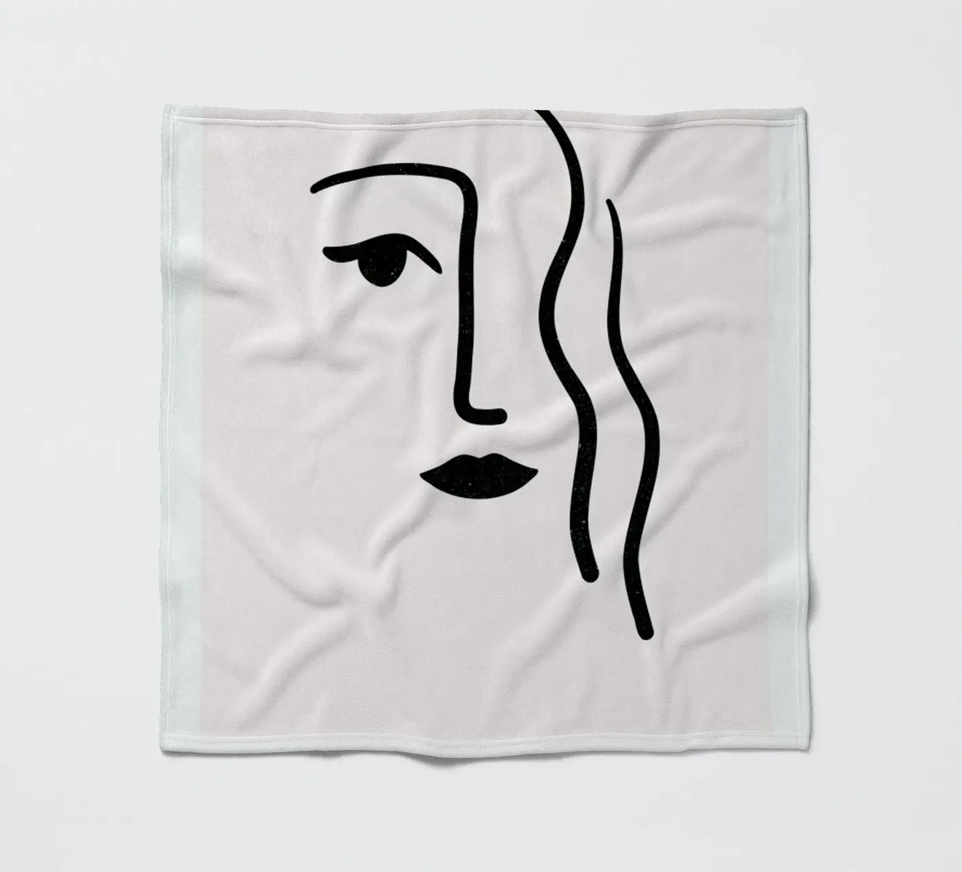 Lithograph I fleecedeken van Graphite