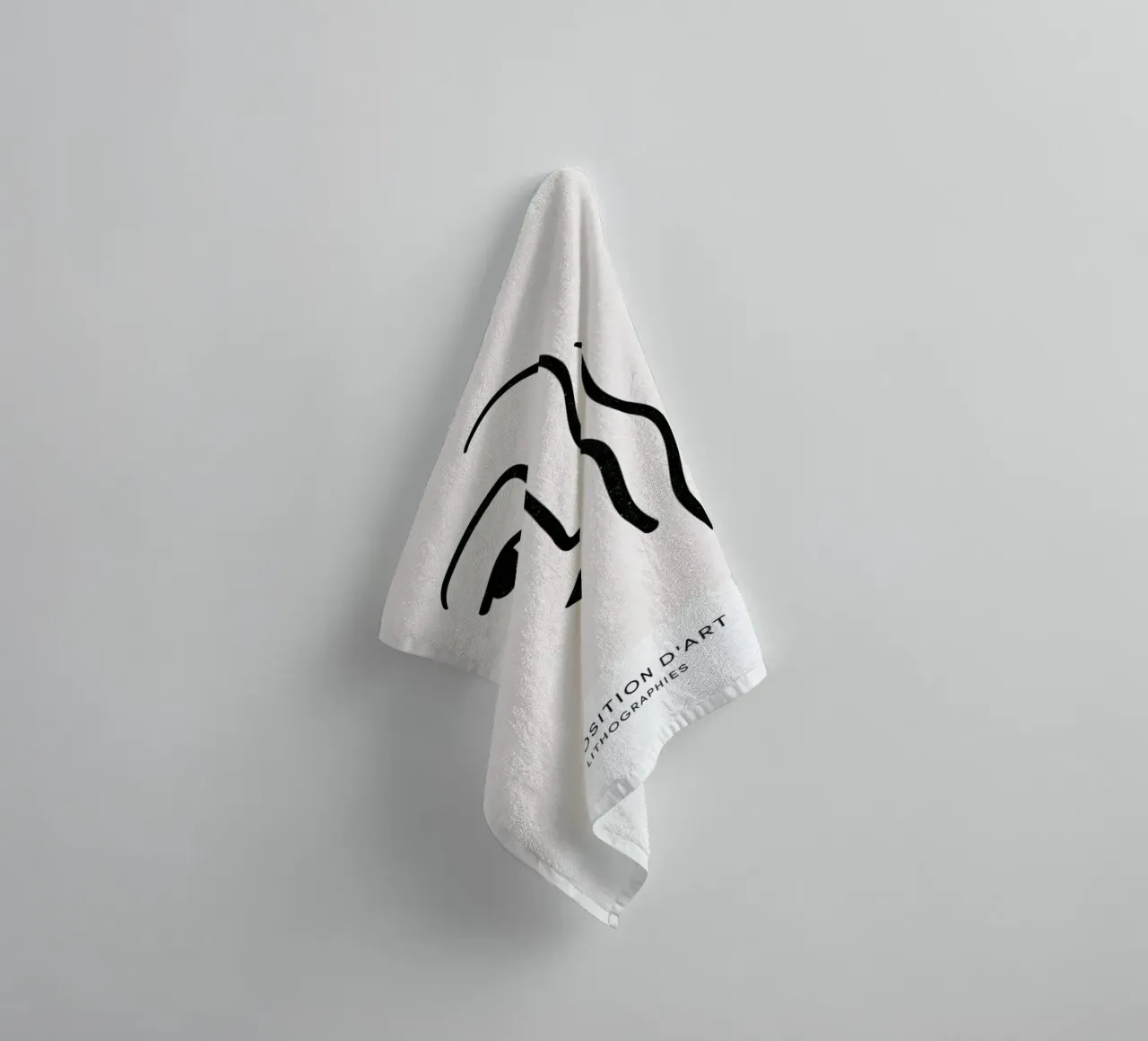 Lithograph I asciugamano da bagno da Graphite