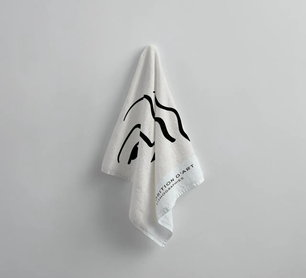 Lithograph I asciugamano da bagno da Graphite