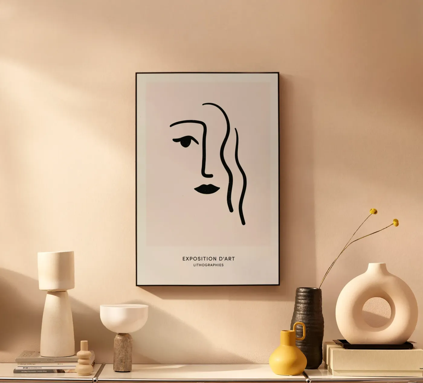 Lithograph I Acryl-Glas von Graphite