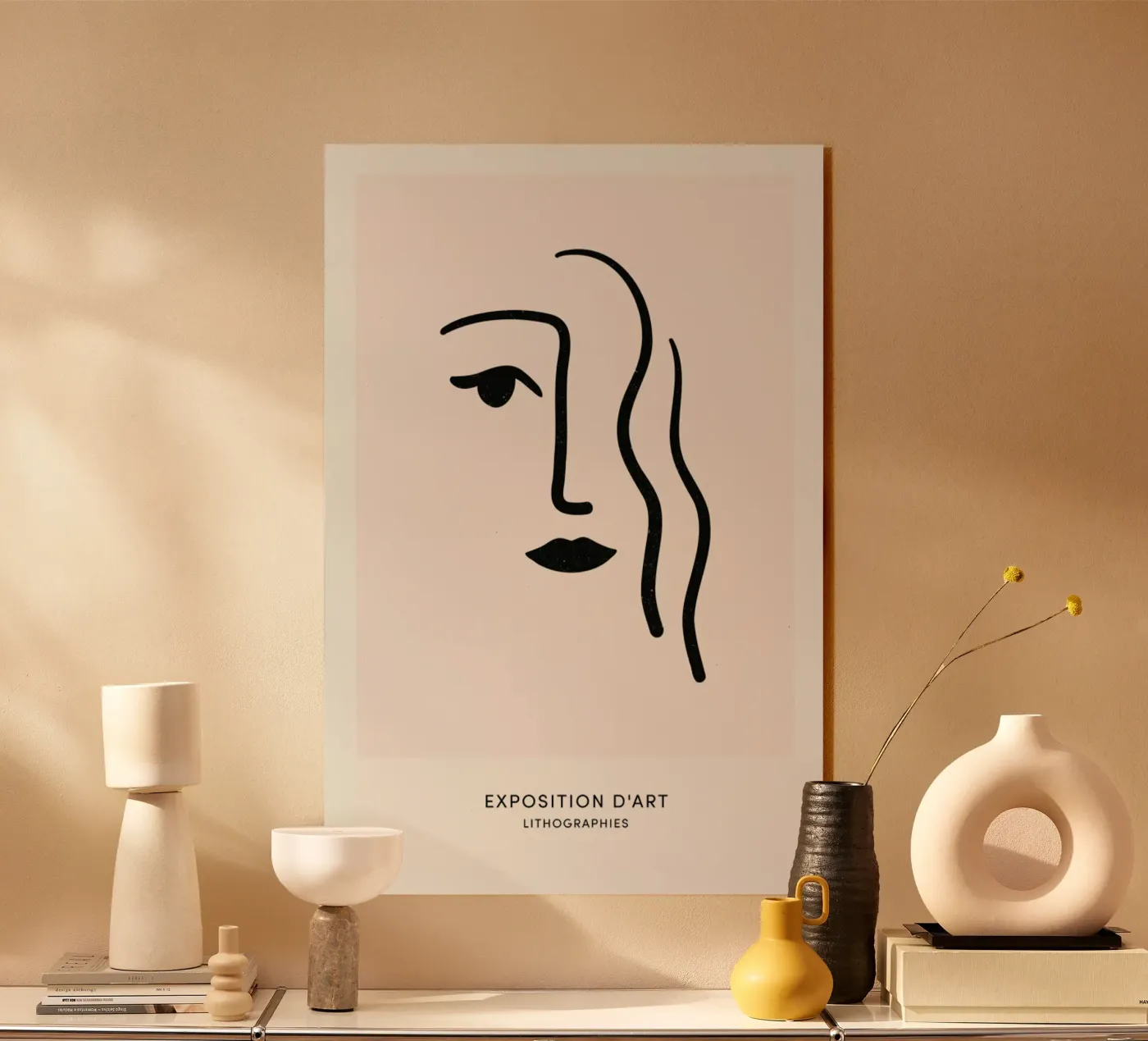 Lithograph I Acryl-Glas von Graphite