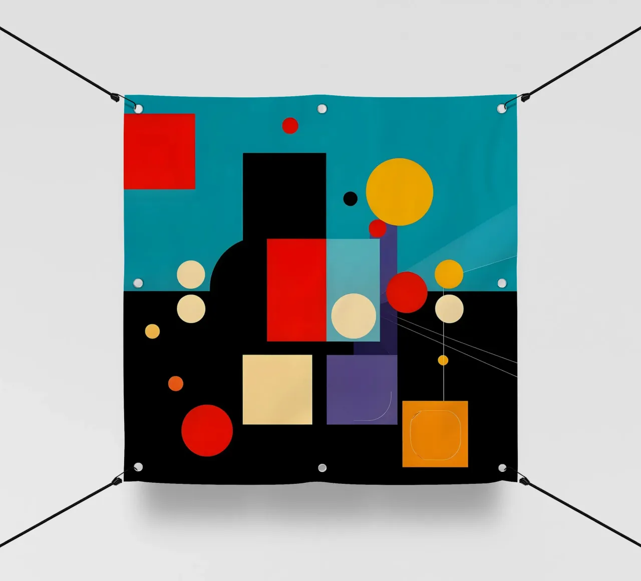 Circles and Squares telo in pvc da Anita's Dream