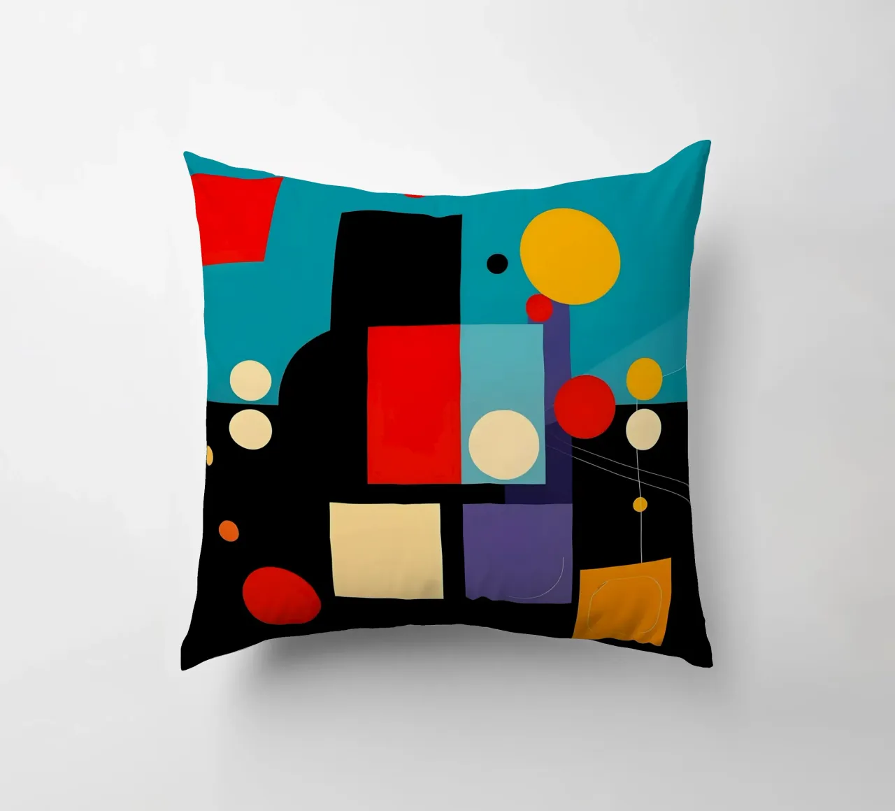 Circles and Squares decorative cushion by Anita's Dream