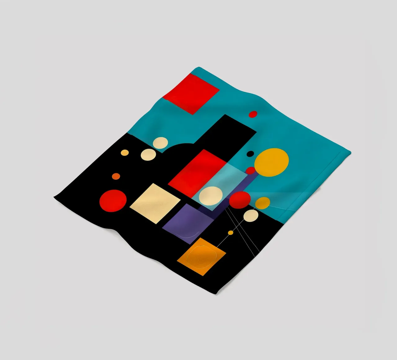 Circles and Squares coperta in pile da Anita's Dream