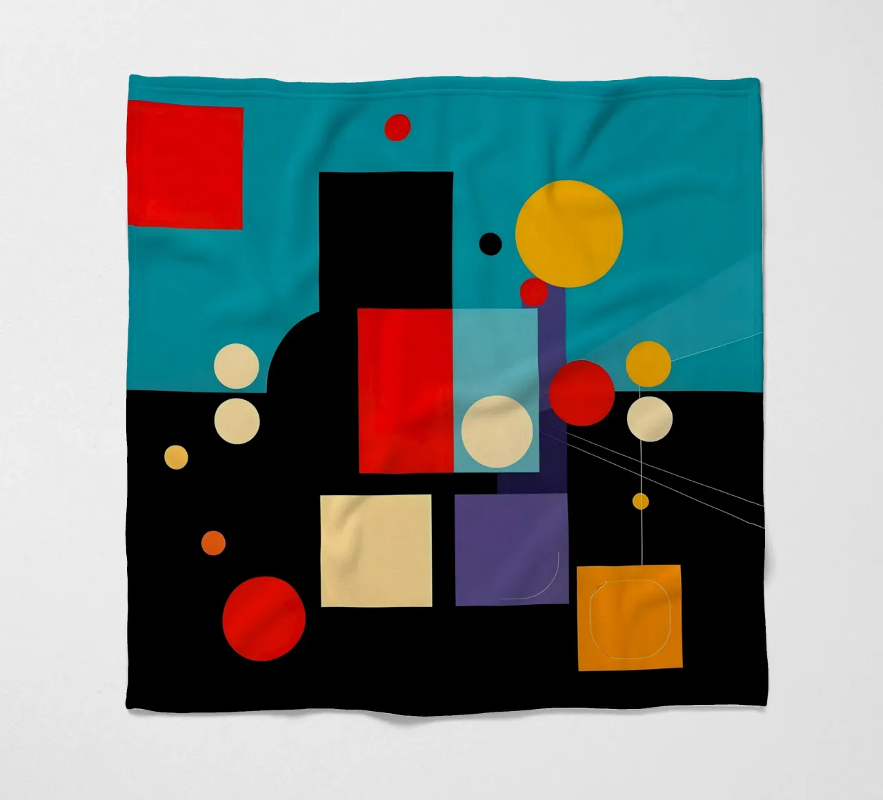 Circles and Squares coperta in pile da Anita's Dream