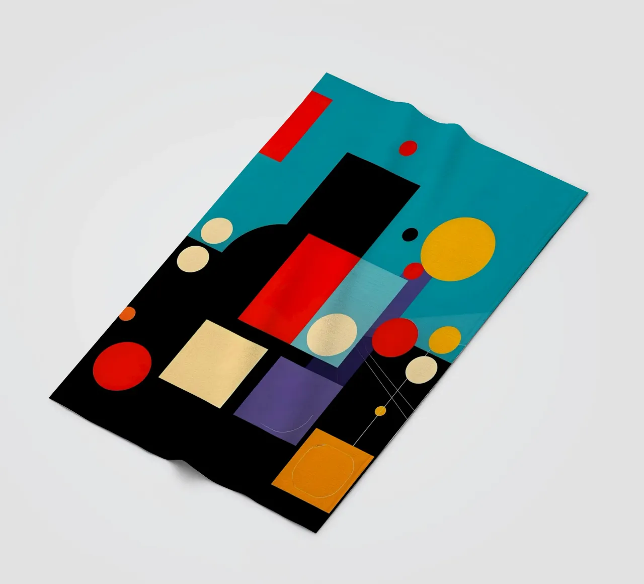 Circles and Squares coperta in pile da Anita's Dream