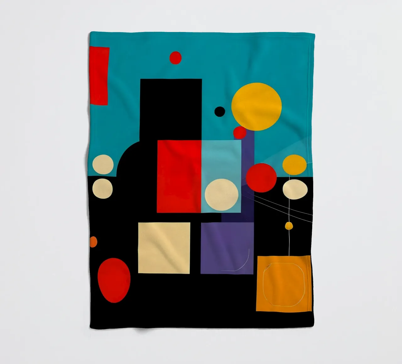 Circles and Squares coperta in pile da Anita's Dream