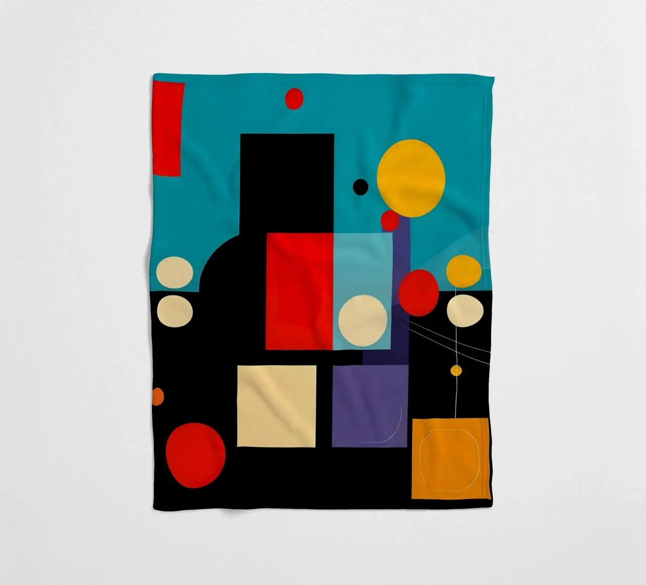 Circles and Squares coperta in pile da Anita's Dream