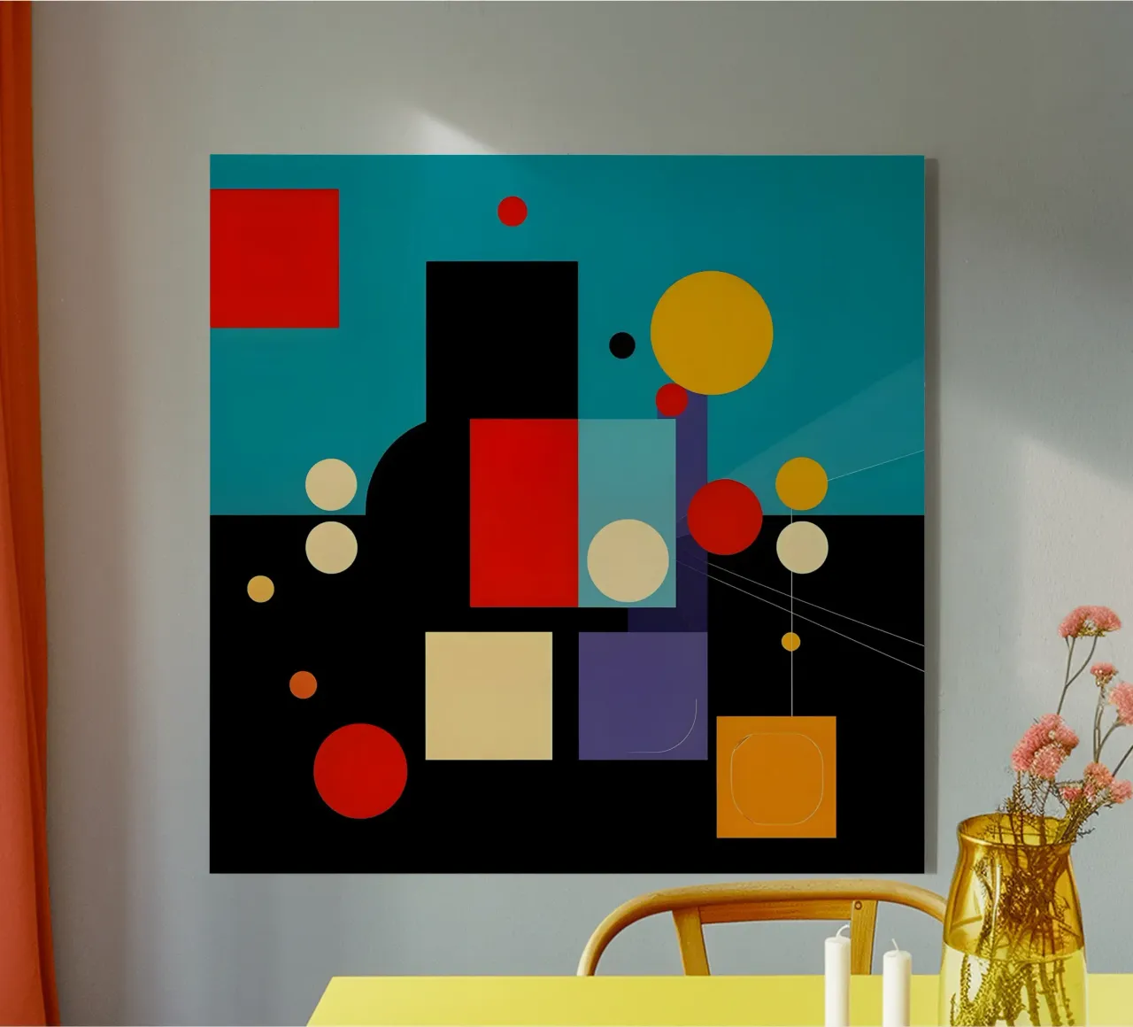 Circles and Squares acryl van Anita's Dream