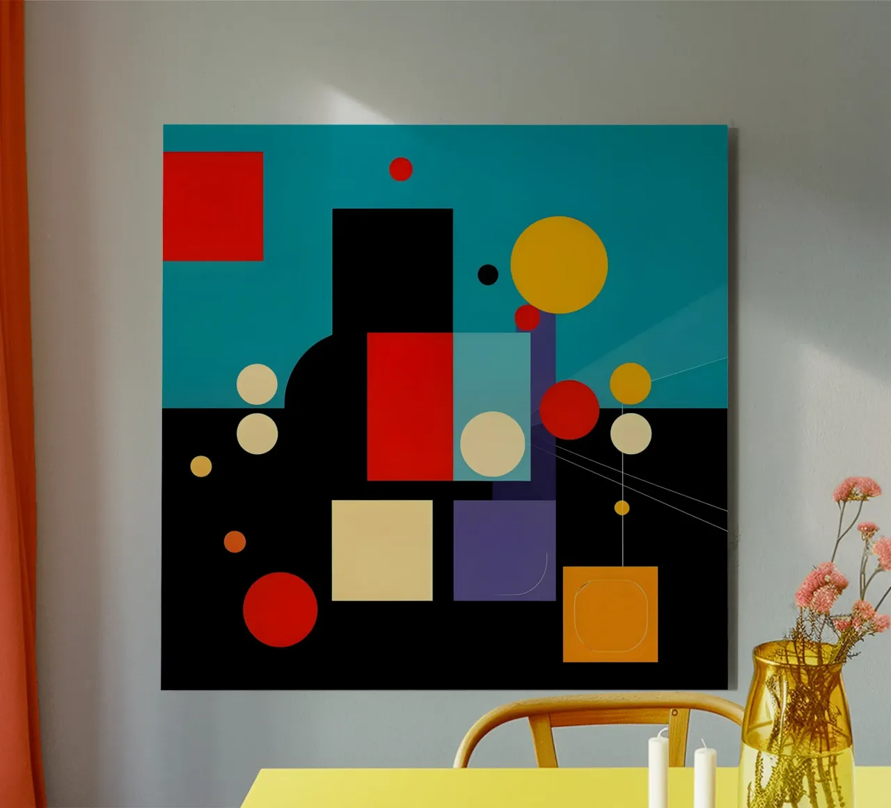 Circles and Squares pannello forex da Anita's Dream