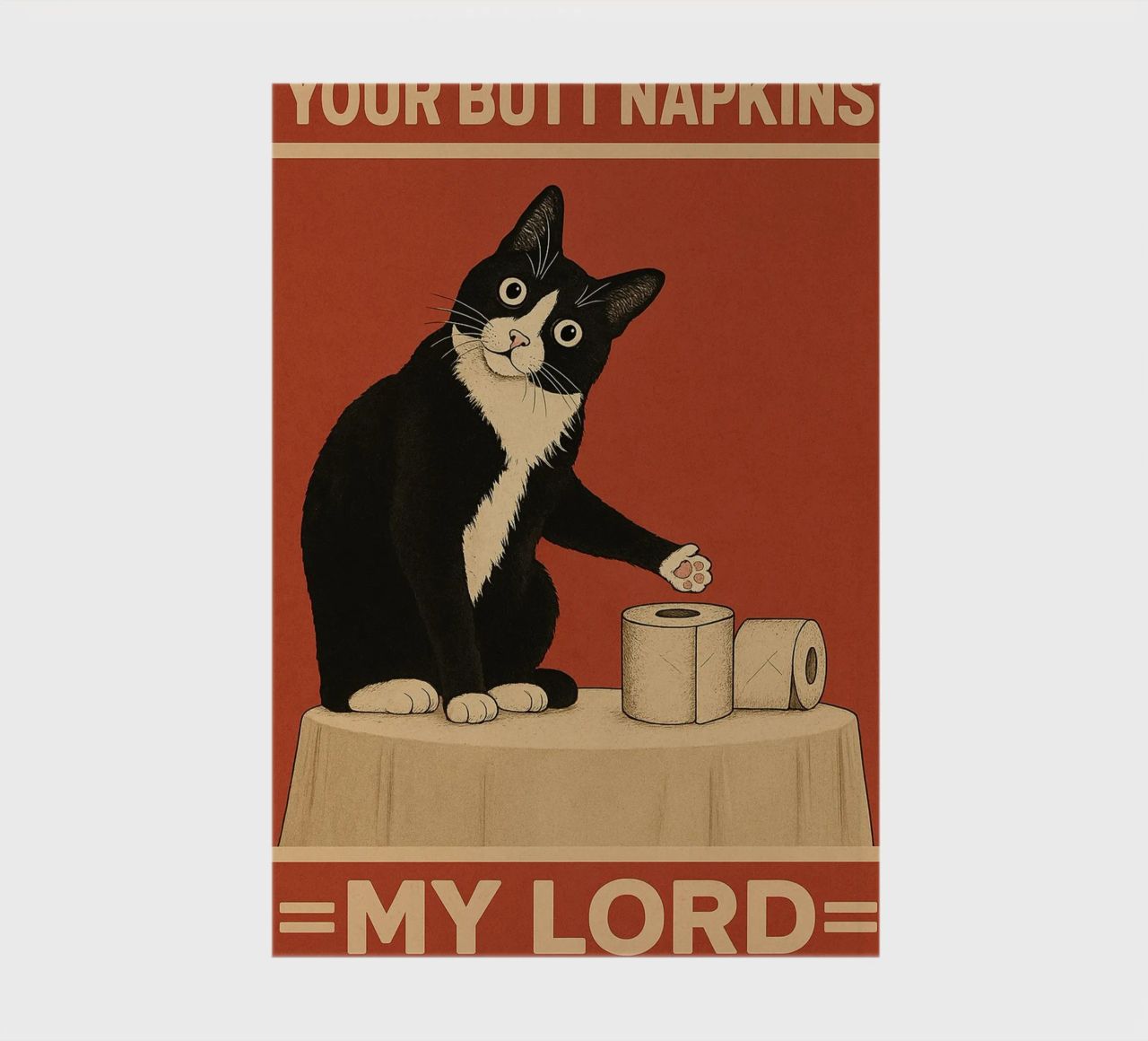 Vos serviettes de table Mon chat carnet de notes de the gindils