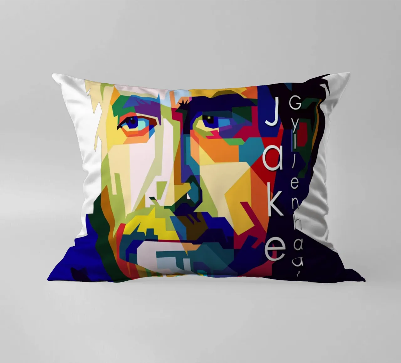 Jake Gyllenhaal Movie Actor Trending Now decorative cushion by Artkreator