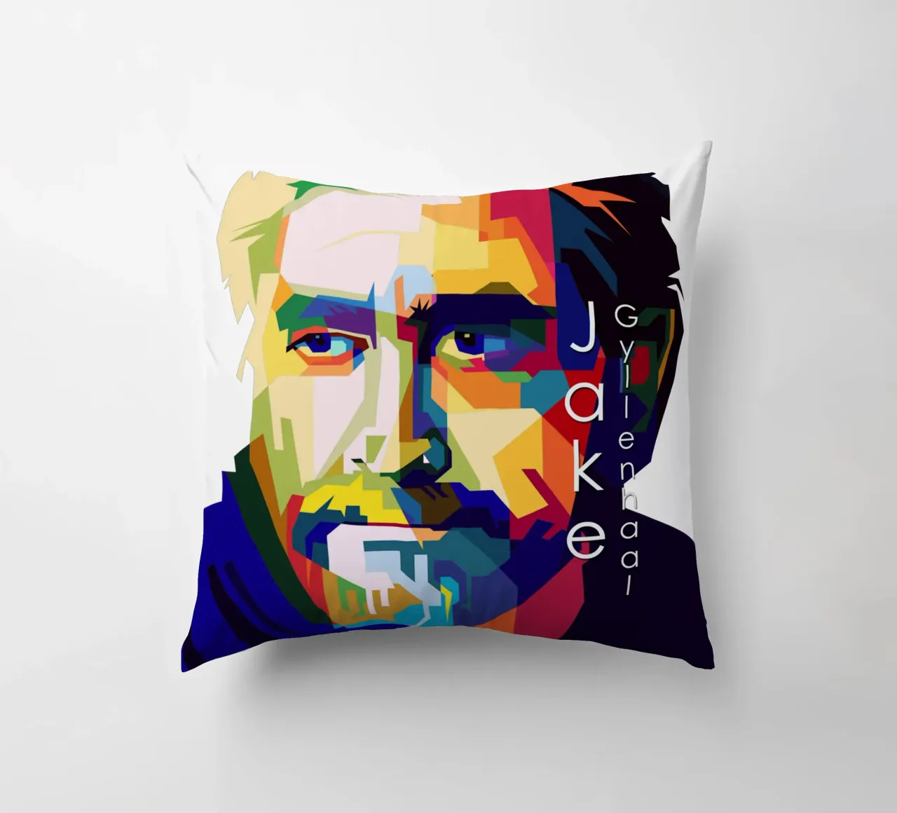 Jake Gyllenhaal Movie Actor Trending Now decorative cushion by Artkreator