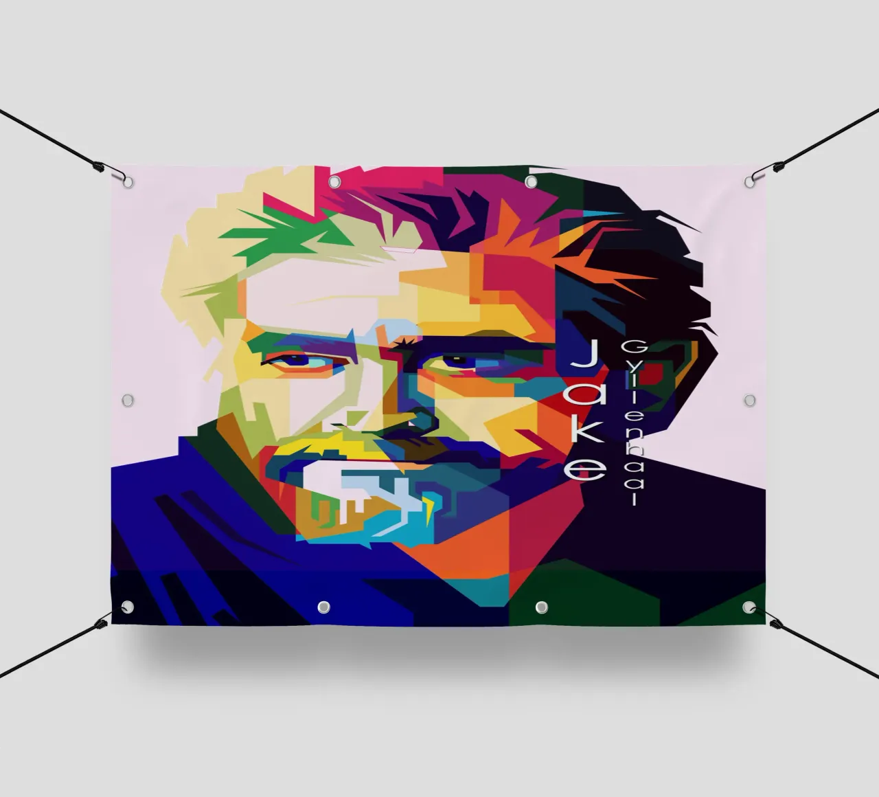 Jake Gyllenhaal Attore cinematografico Trending Now telo in pvc da Artkreator