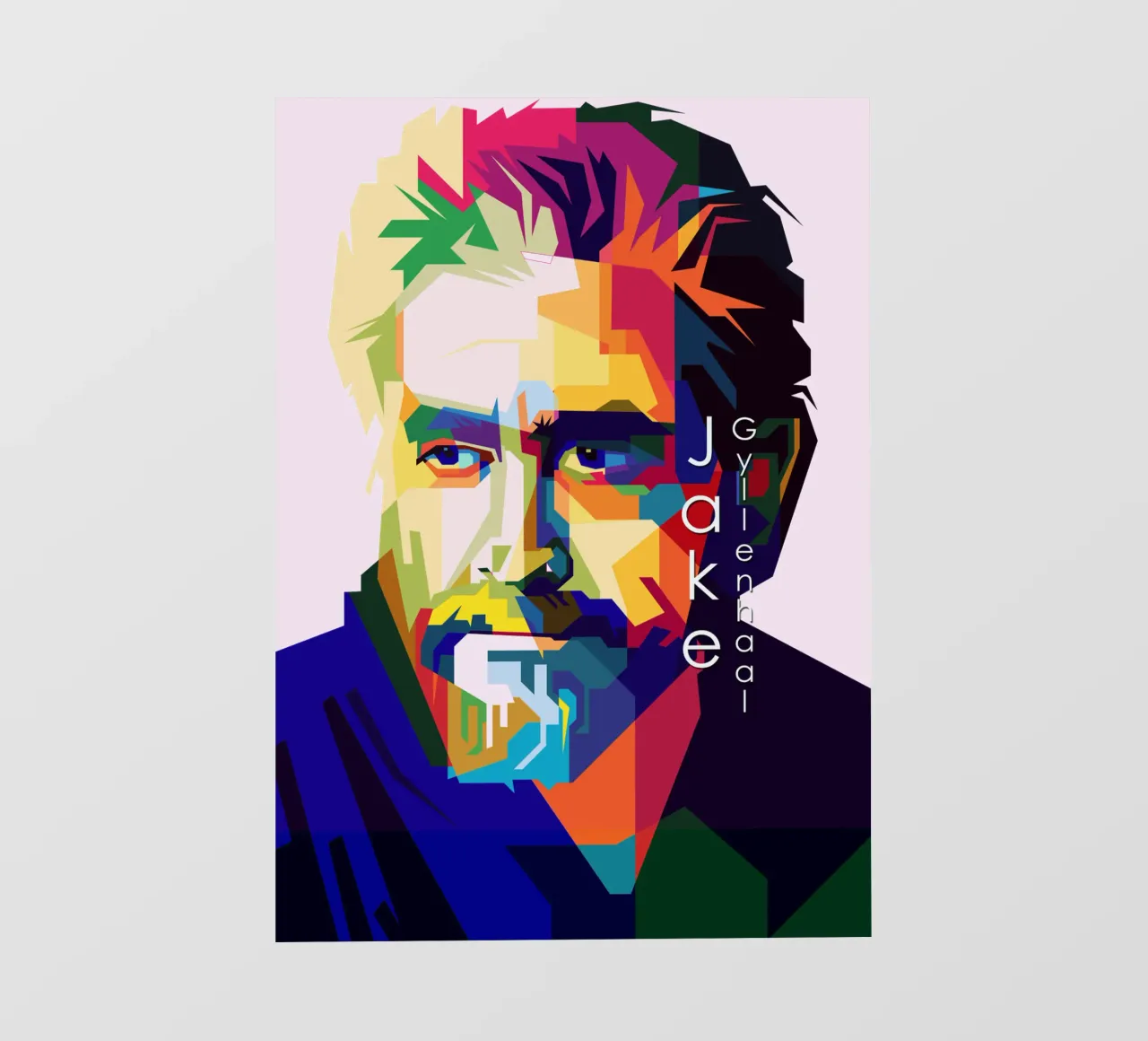 Jake Gyllenhaal Attore cinematografico Trending Now telo in pvc da Artkreator