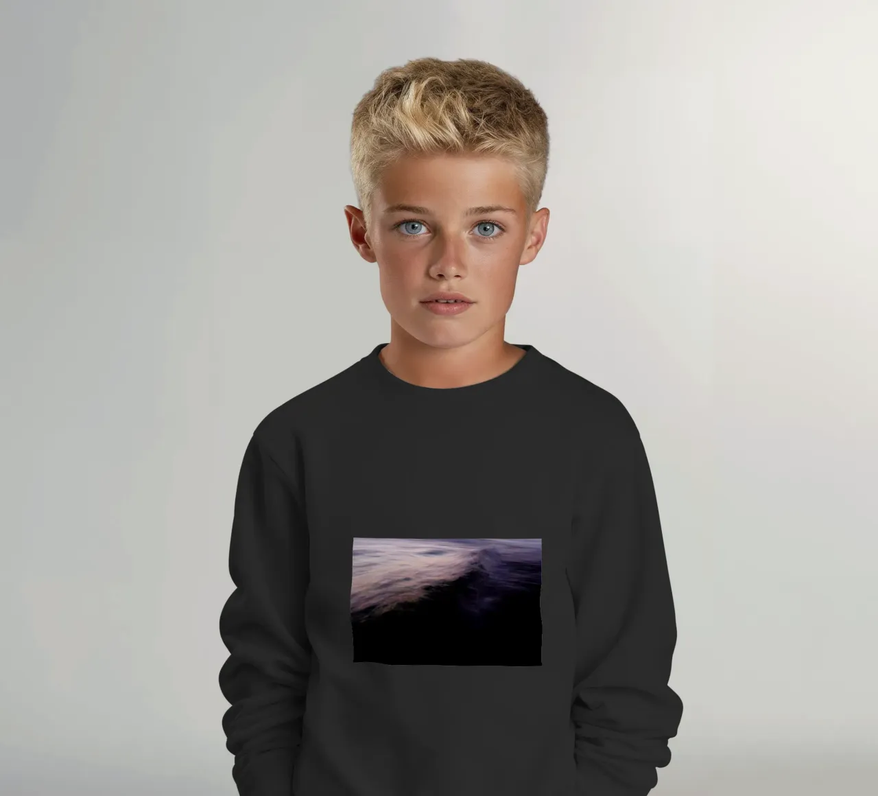 The Uniqueness of Waves XVII felpa bambino da Tal Paz-Fridman