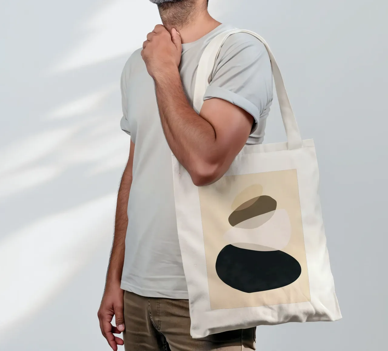 Equilibrio trasparente | Design scandinavo borsa in juta da Autofocus