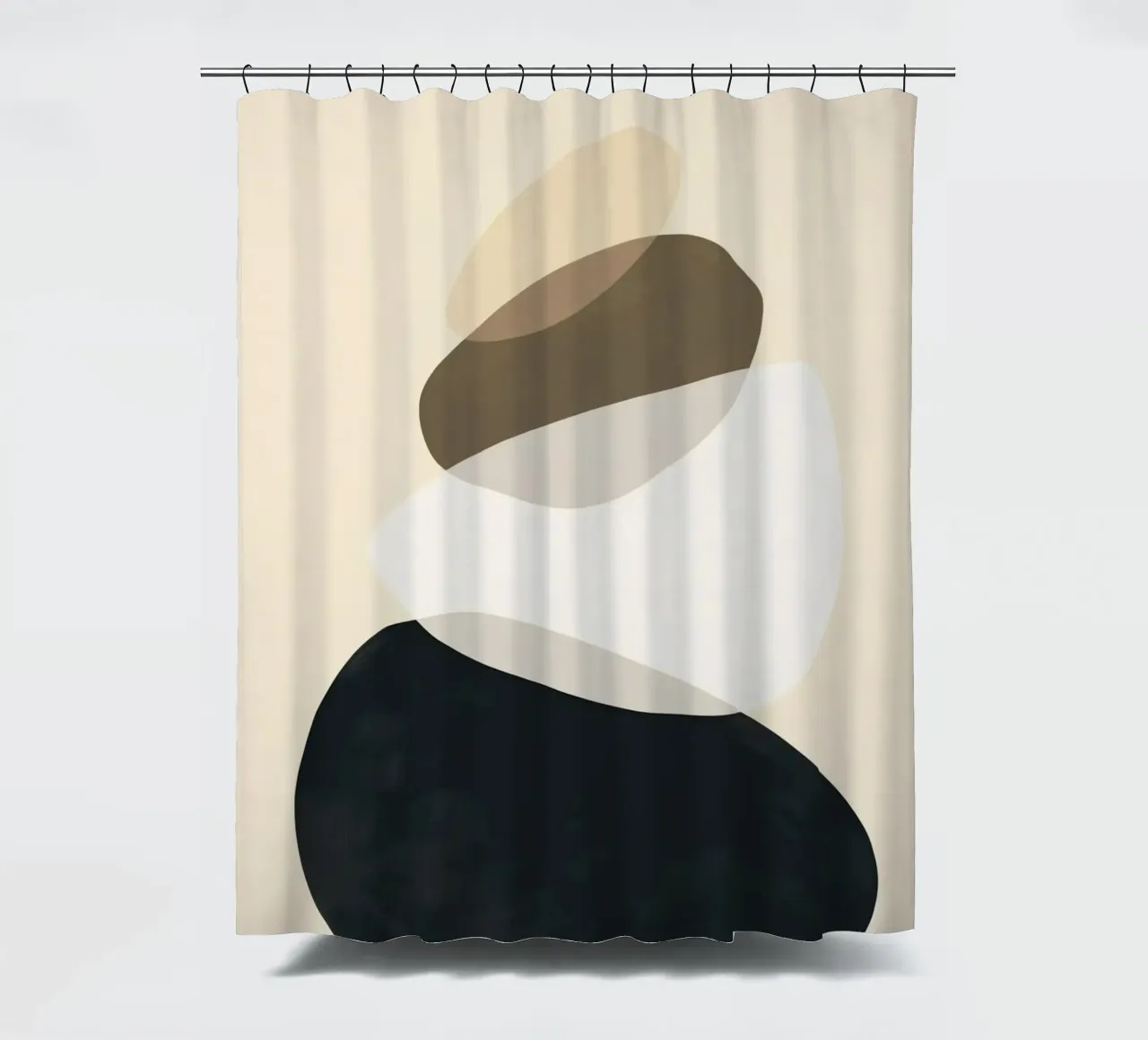 Equilibrio trasparente | Design scandinavo tenda da doccia da Autofocus