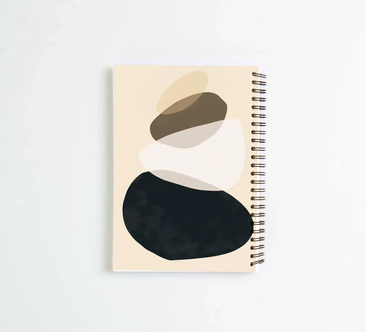 Transparent balance | Scandinavian design spiral notebook by Autofocus